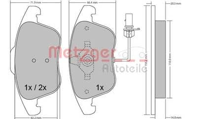 METZGER AUTOTEILE 1170156