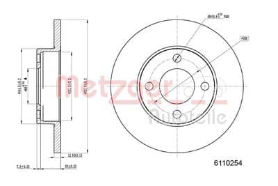 METZGER AUTOTEILE 6110254