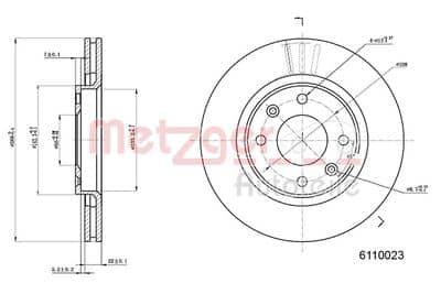 METZGER AUTOTEILE 6110023