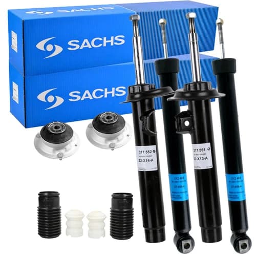 4x SACHS Stoßdämpfer Rep-Satz Domlager Koppelstange für BMW F20-F23 F30-F34