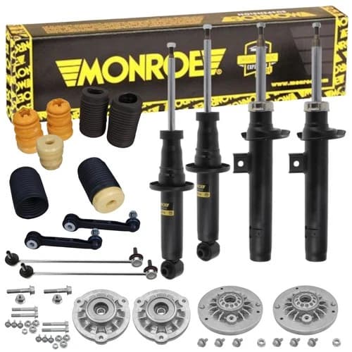 MONROE Stoßdämpfer Domlager Koppelstange Satz Vorne Hinten für BMW X3 F25 X4 F26