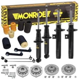 MONROE Stoßdämpfer Domlager Koppelstange Satz Vorne Hinten für BMW X3 F25 X4 F26