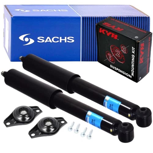 2x BILSTEIN Stoßdämpfer + Service-Kit + Domlager Vorne für MERCEDES W212 S212