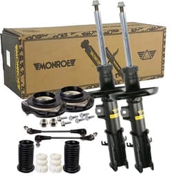 2x SACHS Stoßdämpfer Federn + Service-Kit + Domlager Vorne für BMW 3er E90-E93
