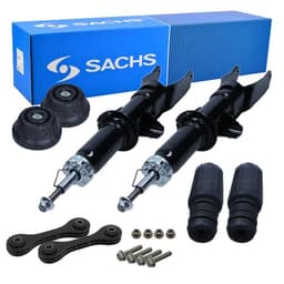 2x SACHS Stossdämpfer + Service-Kit + Domlager Vorne für BMW X1 E84 sDrive