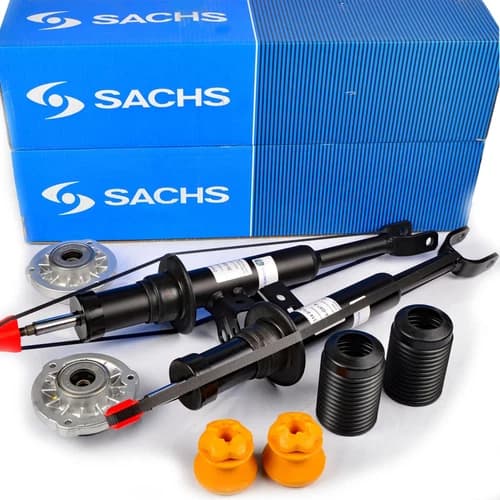 2x SACHS Stoßdämpfer + Domlager Hinten für GALAXY 2 MONDEO 4 S-MAX FORD