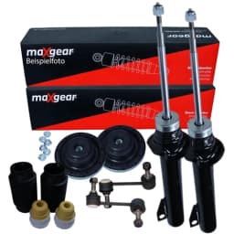 2x SACHS Stossdämpfer + Service-Kit + Domlager Vorne für BMW 5er F10 Domlager