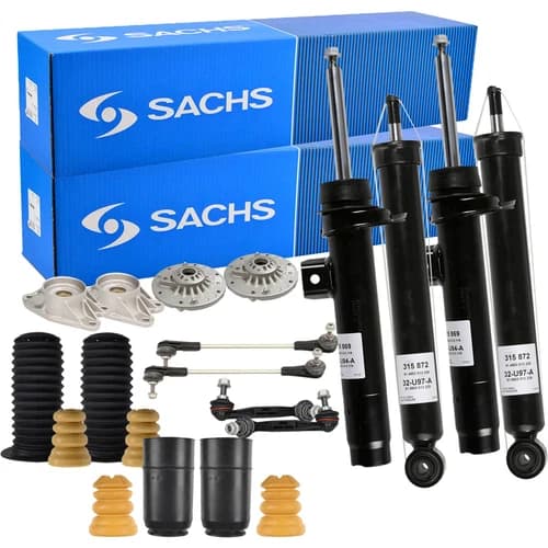 4x MONROE Stoßdämpfer + Rep-Satz Domlager Satz für ASTRA K OPEL