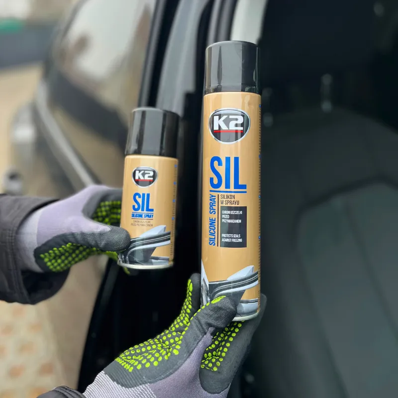 K2 SIL Silikonspray – Dichtungspflege gegen festgefrorene Türen